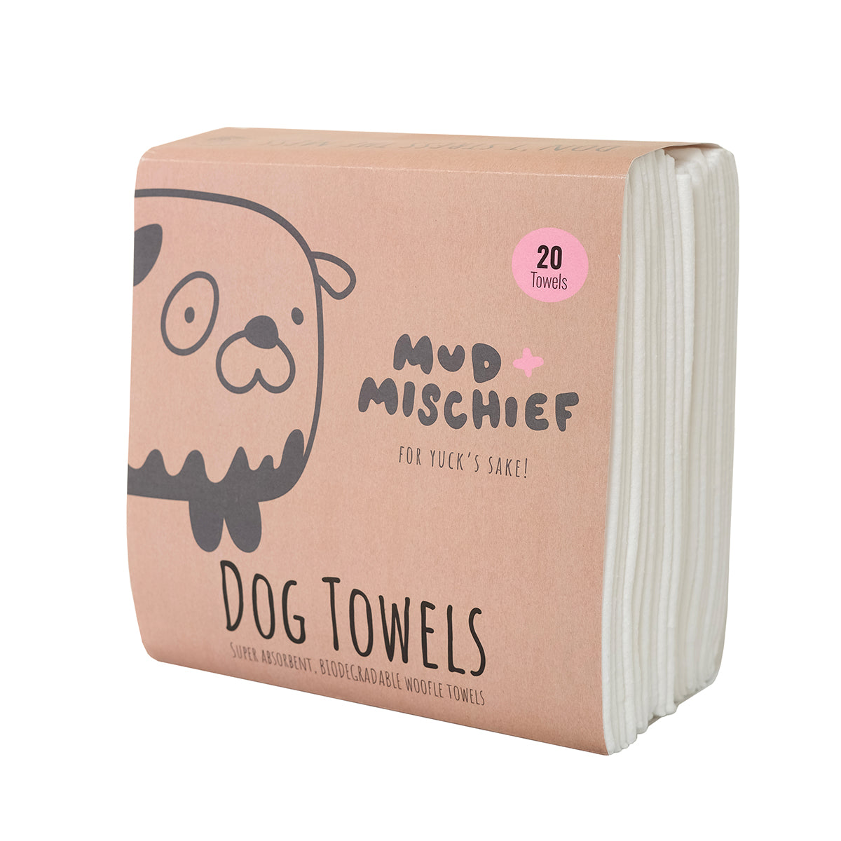 20 x Mud and Mischief Woofle Towels Medium