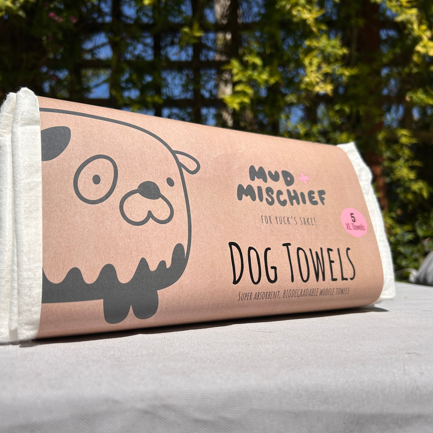 Mud and Mischief 5 pack dog towels