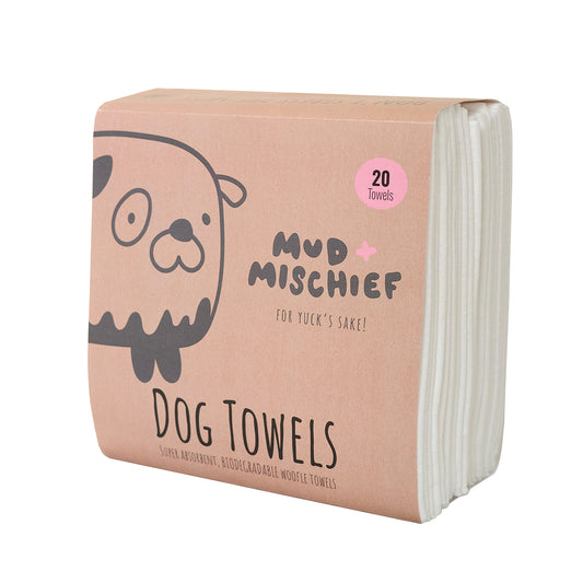 20 x Mud and Mischief Woofle Towels Medium